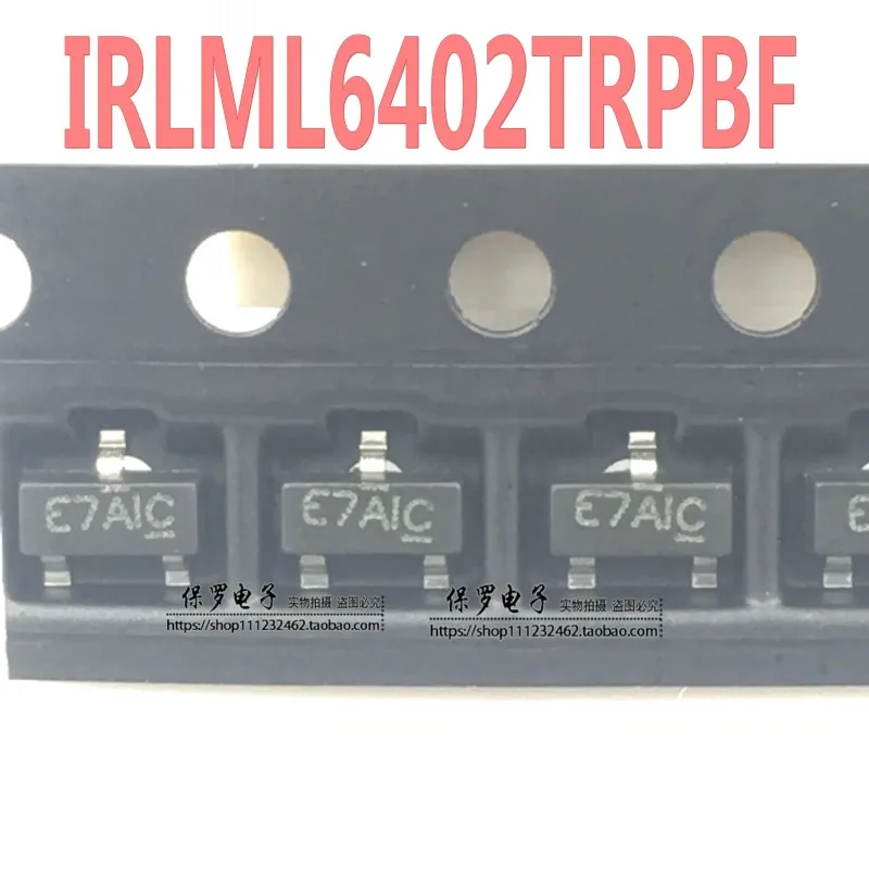 10 Uds 100% original nuevo MOS efecto de campo tubo IRLML6402TRPBF IRLML6402 SOT-23 de stock real