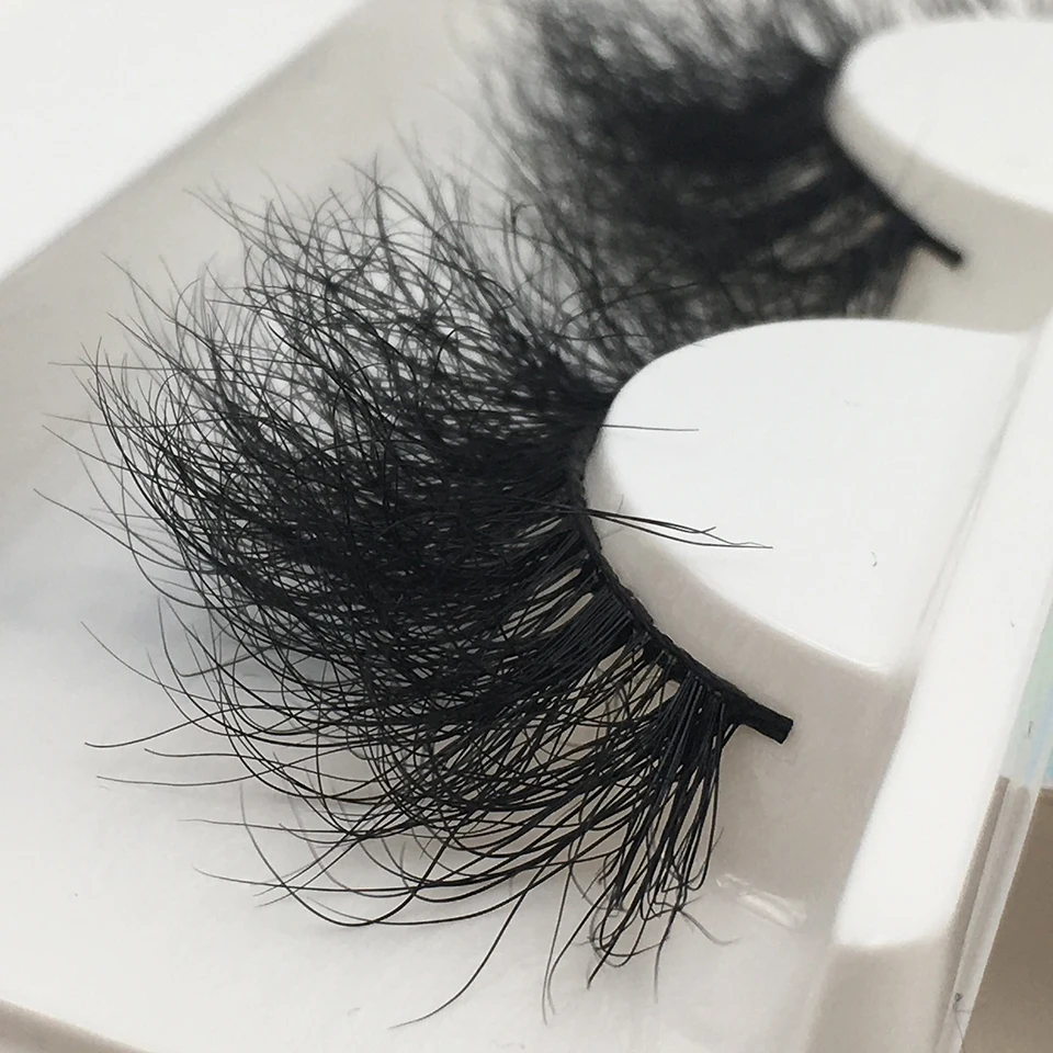 RED SIREN Fluffy Mink Lashes Short Messy Wispy Natural Eyelashes 10mm-18mm Hamdmade Real 3D Mink Eyelashes Makeup False Lashes