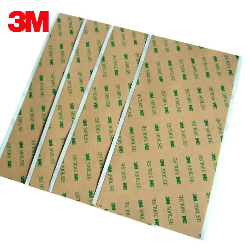 3M 9495LE 300LSE Adhesive tape, Clear, 0.17mm thick, 100mmX200mm ( Pack of 5pcs ) , Dropshipping