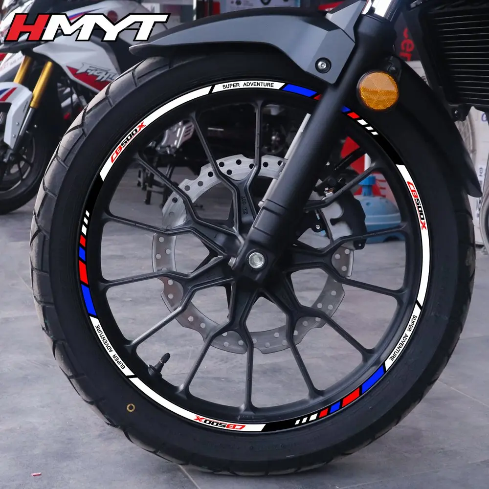 

Motorcycle rim stickers for Honda-CB500X modified parts waterproof reflective wheel hub edge decals