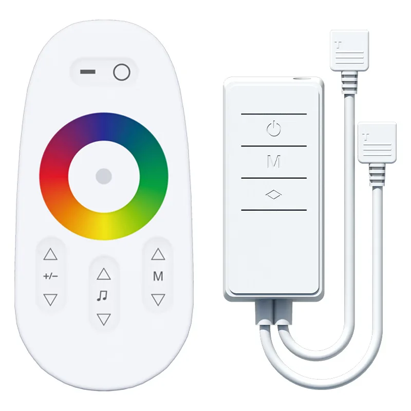 DC5-24V Mini Rf Touch Remote Wifi Smart App Led Controller Rgb Licht Met Alexa Spraakbesturing Muziek Gesynchroniseerd Verlichting