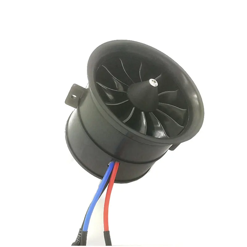 Hobbyhh EDF fan 70mm CW and CCW 12 blade 4S 2800kv 6S 2100kv