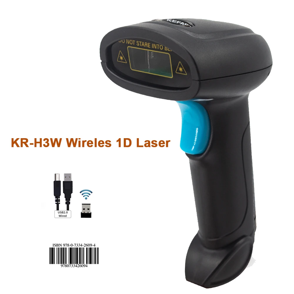 KEFAR V8 Bluetooth 2,4G Wireless 2D Barcode Scanner Und Wired QR PDF417 Handheld Bar Code Reader USB Unterstützung Mobile iPad Zahlung