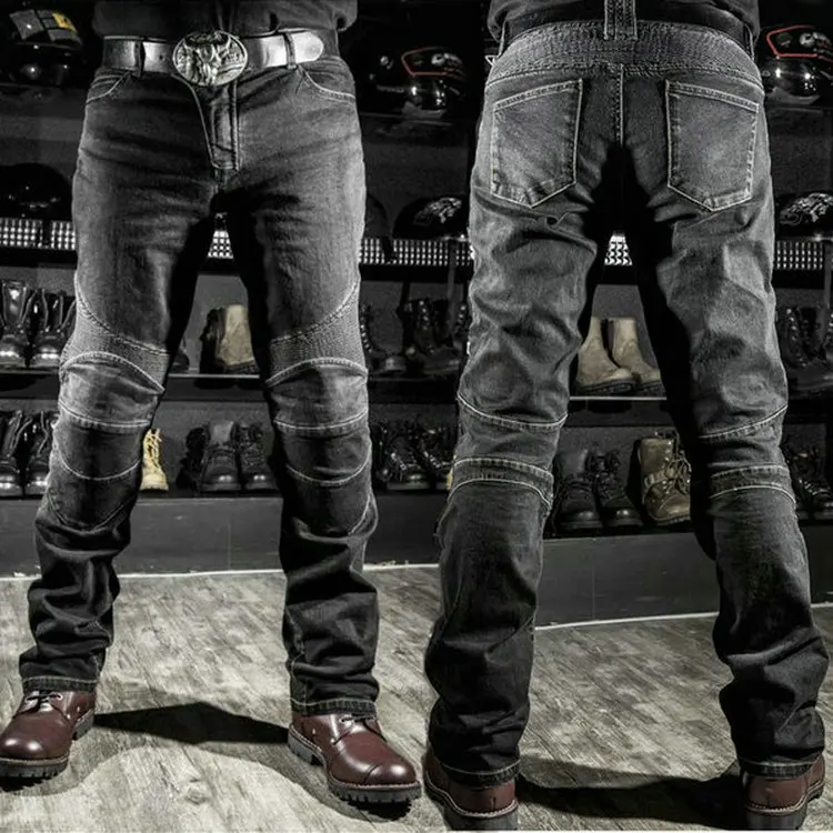 

2020 old cow classic Europe and the United States motorcycle racing casual straight jeans anti-fall knee pads off-road