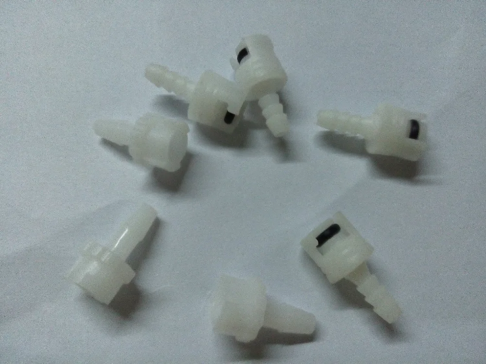 kmtkeramed (Quick Disconnect Locking type) Female Submin to 1/8 in. ID Barbed, Plastic, Packaging: 5set(10pcs)pk