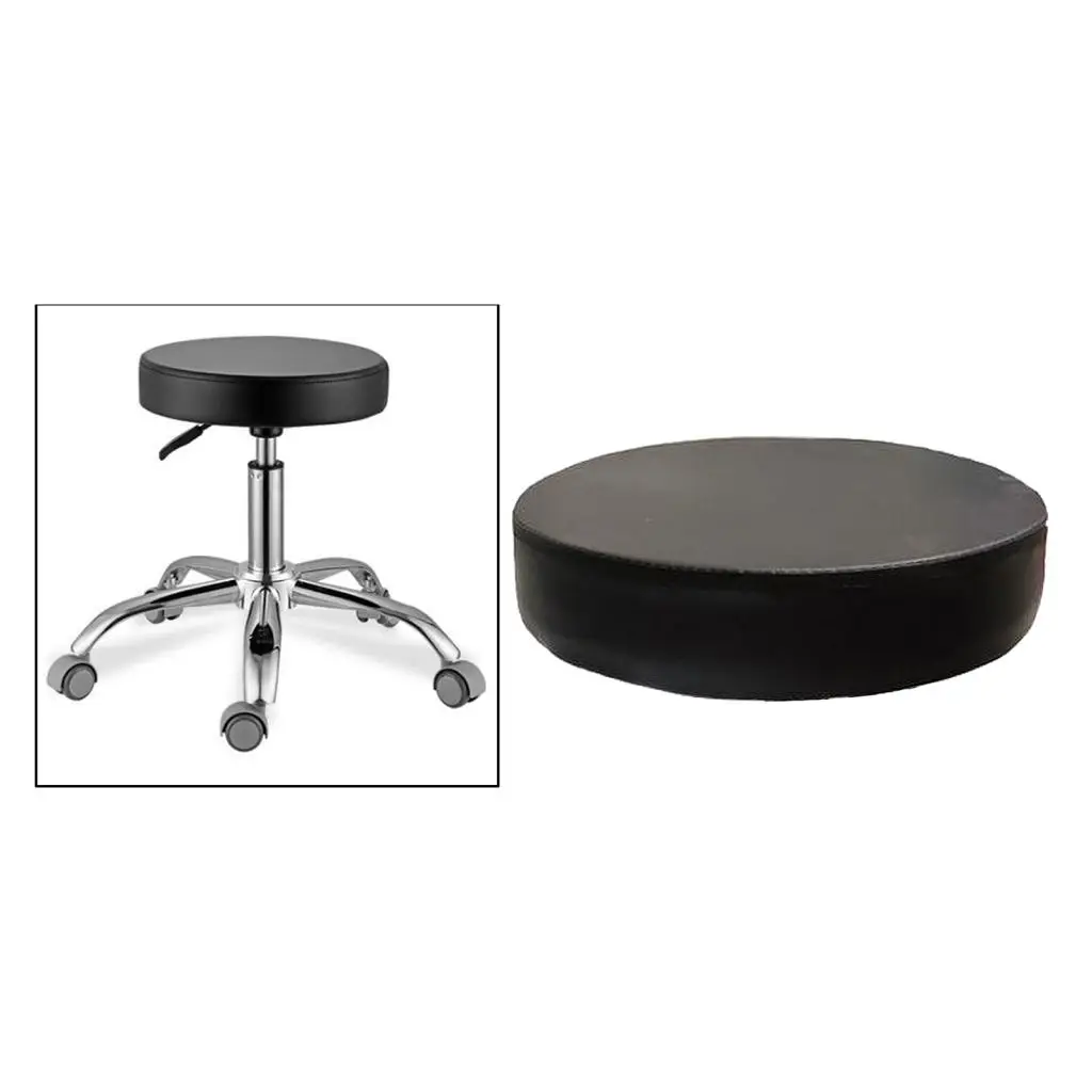 Universal Round Bar Stool Replacement Seat for SPA Salon Barber Chair Barstool Makeup Barbershop Chair Replacement Seat