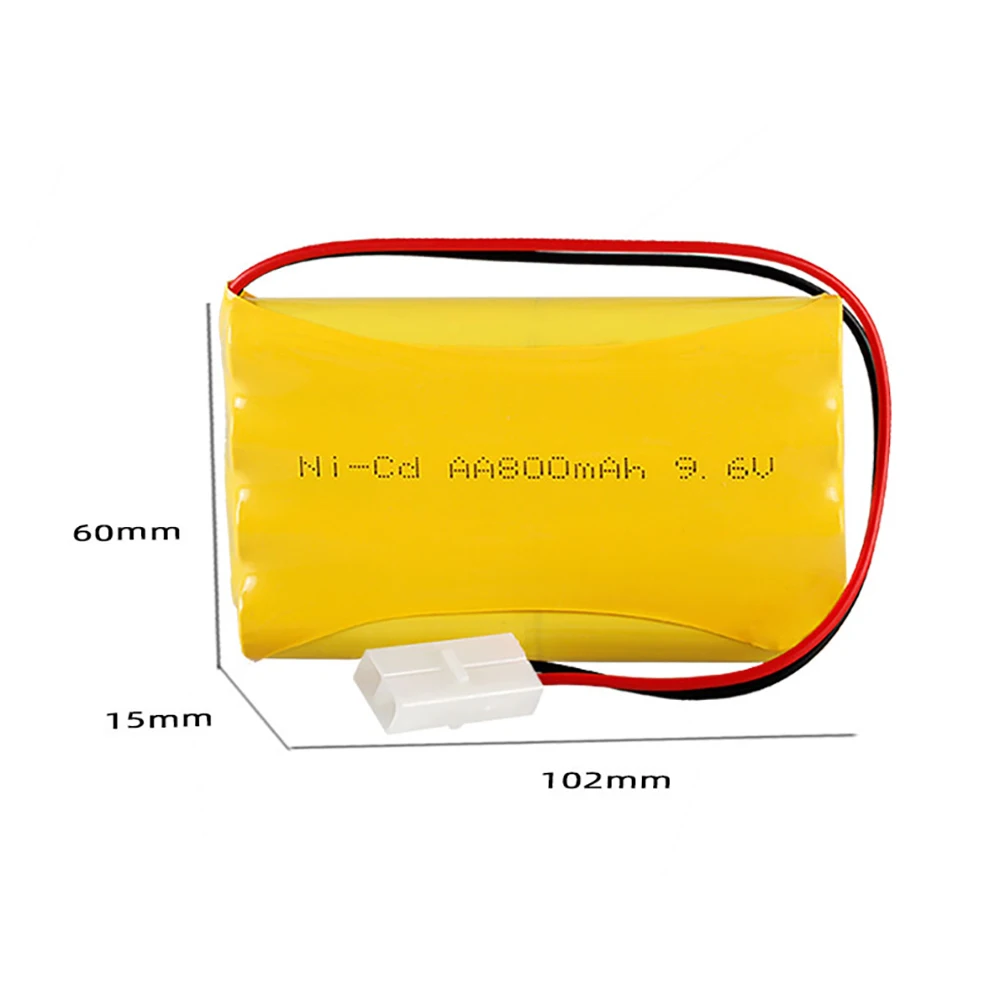 9.6V Pin NICD Bộ 400MAh Cho Huanqi 520 618 627 9.6V 700/800/1000/1400/1800MAh Cho RC Xe Ô Tô Đồ Chơi Thuyền Súng Xe Tăng Đoàn Tàu Robot Một Phần