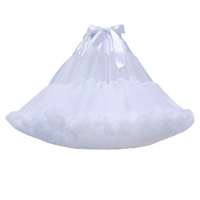 Best Selling  Ballgown Colorful  lolita Tulle Wedding Bridal Petticoat Underskirt  for Wedding Dress  Kids Tutu Short  Dresses