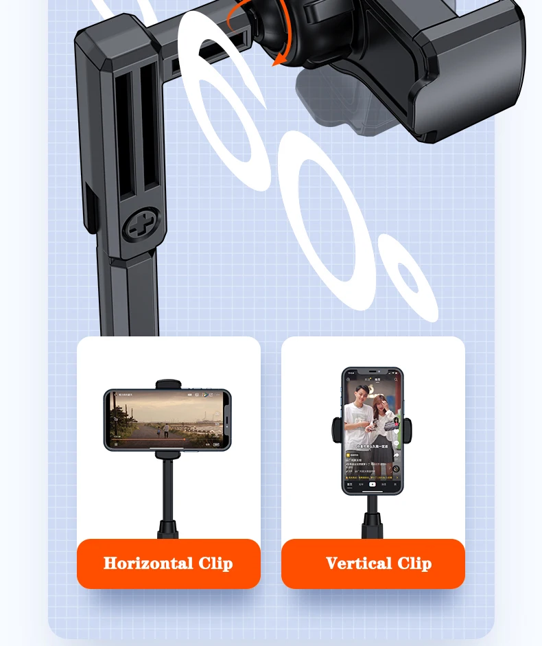 Retractable Multifunctional Phone Stand for Desk and Live Broadcast description 8