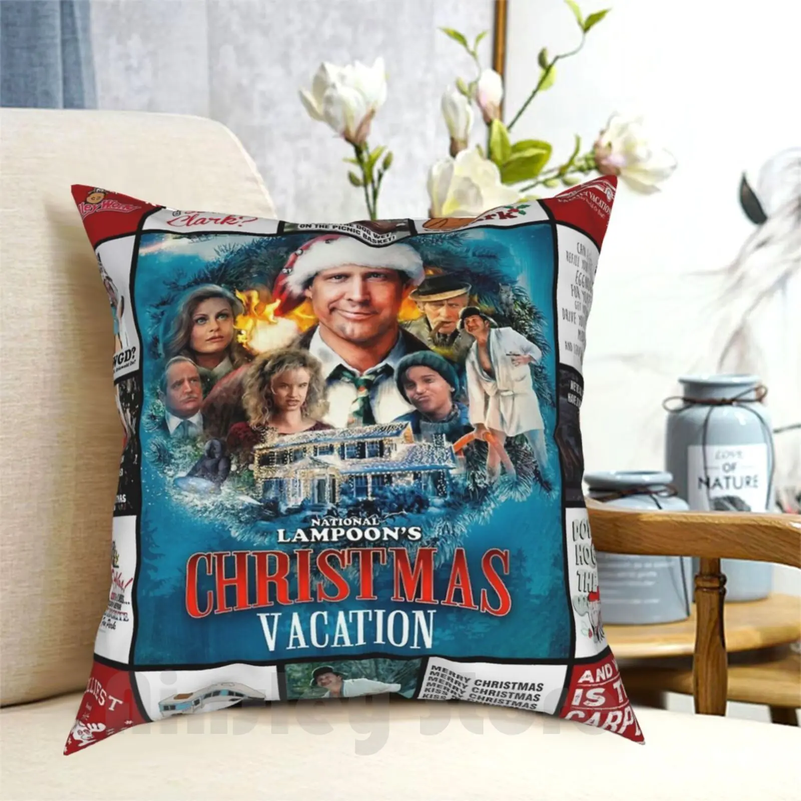 National Lampoon Christmas Vacation Pillow Case Printed Home Soft Throw Pillow Christmas Christmas Vacation Vacation