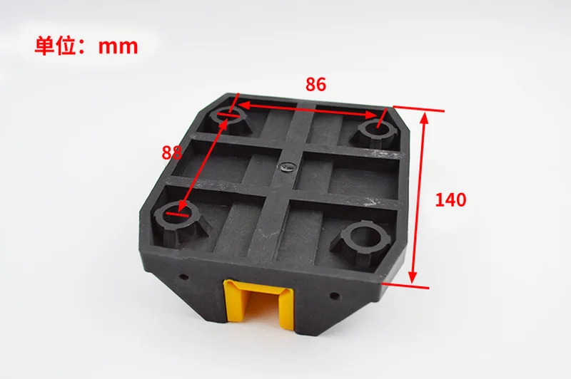 1 pieza de botas de guía de elevador de 140x16mm, accesorios de elevación de placa de revestimiento de arranque