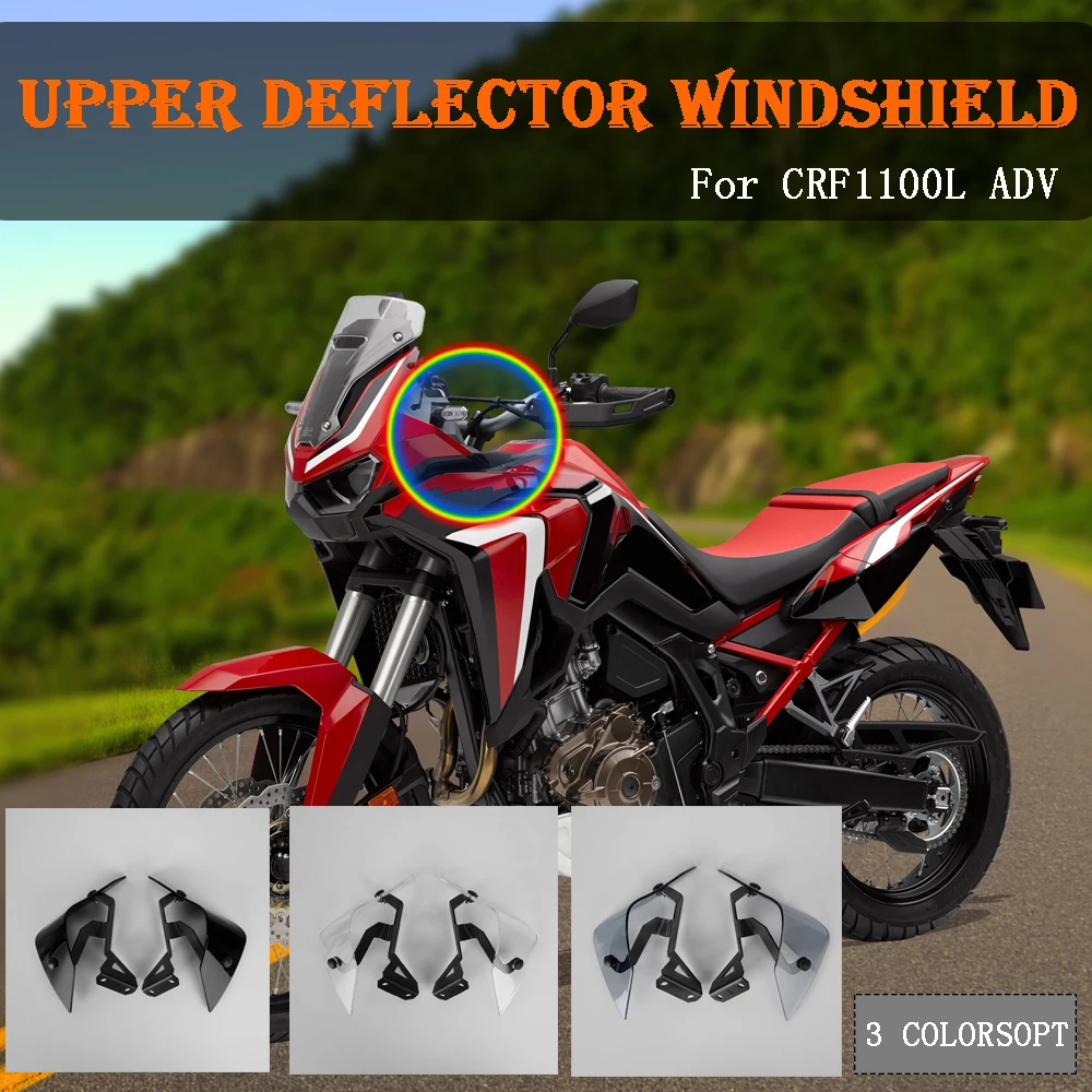 

For Honda CRF 1100 L CRF1100L Africa Twin Adventure Sports 2020 Motorcycle Side Windshield Windscreen Handshield Wind Deflector