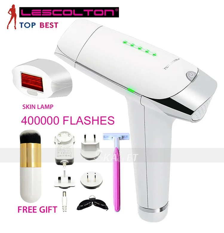 400000 Flash Permanent IPL Laser Depilator Laser Hair Removal Whole Body Painless Hair Remover Machine