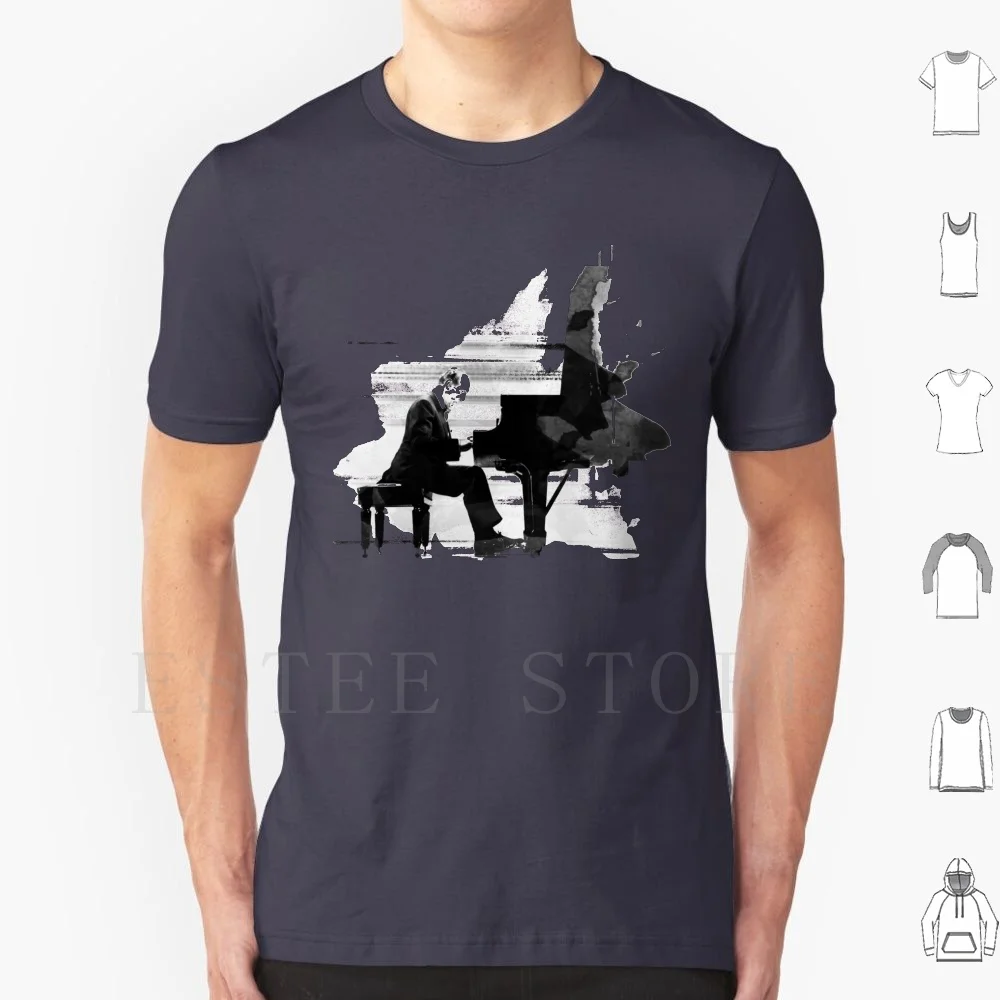Camiseta pianista Vladimir Horowitz de algodón para hombre 6xl Rachmaninoff Rachmaninov Sergei Piano Fortepian Grand Steinway Rubinstein