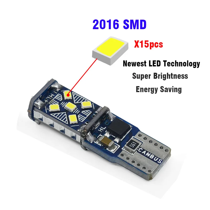 2Pcs Canbus Parking Light  For Mercedes Benz W202 W220 W124 W211 W222 X204 W164 W204 W203 W210  T10 194 168 W5W LED Bulb