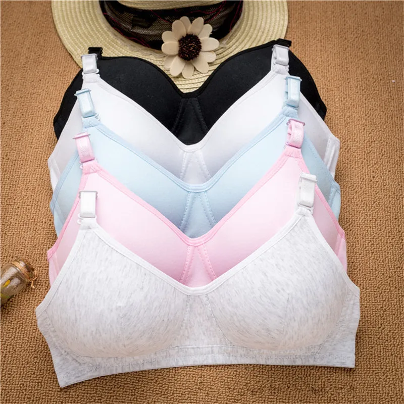 2020 Girls Training Bra Wireless Thin Cup Bra Fashion Comfortable Teenage Underwear