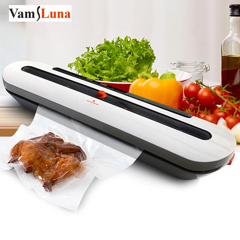 

Food Vacuum Sealer Best Automatic Commercial Household Vacuum Food Sealer Packaging Machine With 10pcs Food Saver Bags