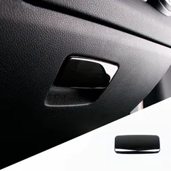 Stainless Steel Car Co-pilot Glove Box Switch Panel Decoration Sticker Trim For Mercedes Benz CLA C117 GLA X156 A Class Decals