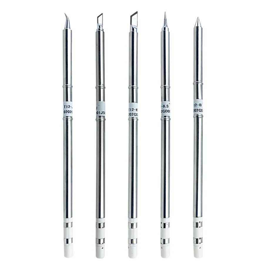 Soldeerbouttips T12-serie soldeertips Vervanging van lasgereedschap voor FX-951 Rework Station (T12-D4)(T12-K