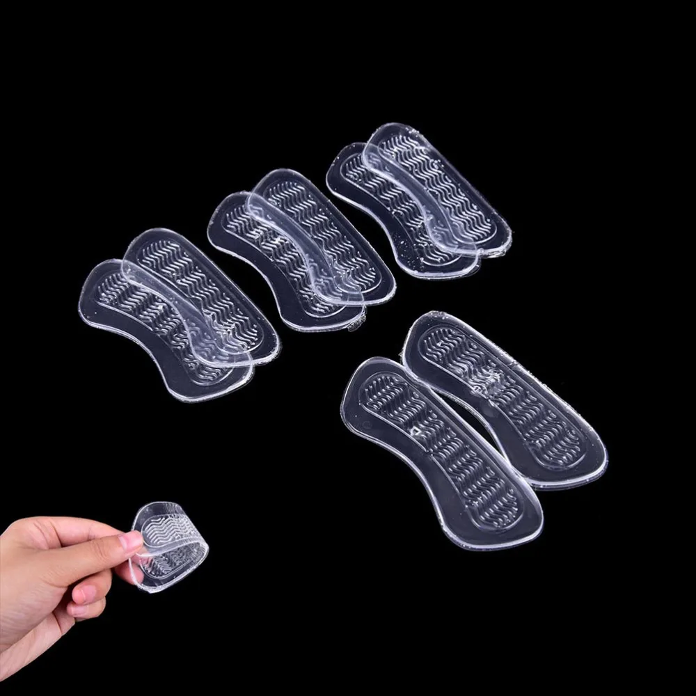 

10pcs Clear Invisible Silicone Shoes Pad Gel Anti-Slip High Heel Cushions Gel Heel Back liner Shoes Silicone Insoles 10cm*3.5cm