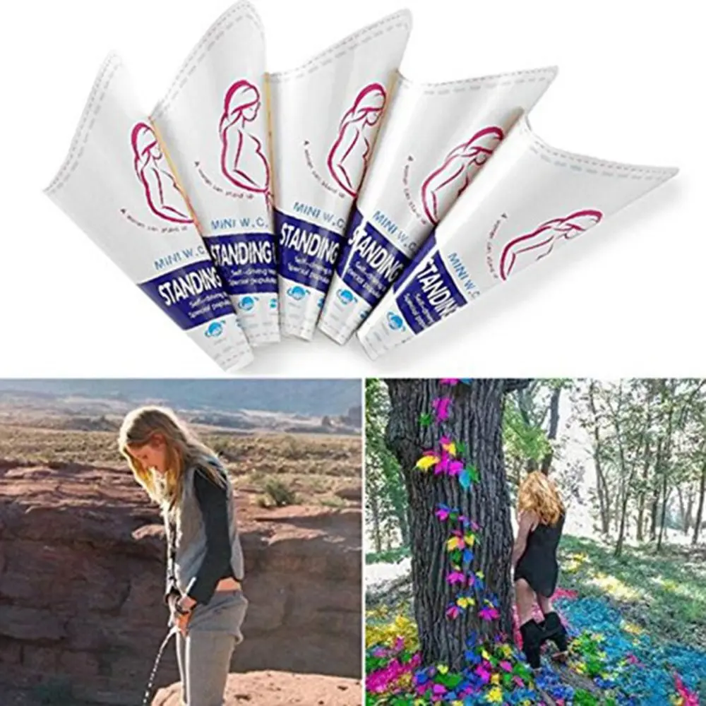 10 Stk/partij Wegwerp Papier Urinoir Vrouw Plassen Device Stand Up Pee Voor Camping Reizen Draagbare Vrouwelijke Outdoor Wc Tool