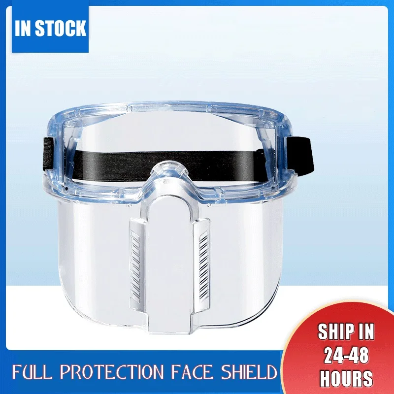 Full Face Anti-Dust Face Shield Safety Glasses Impact Resistant Protective Mask Work Safety For Painting Carrying Woodworking