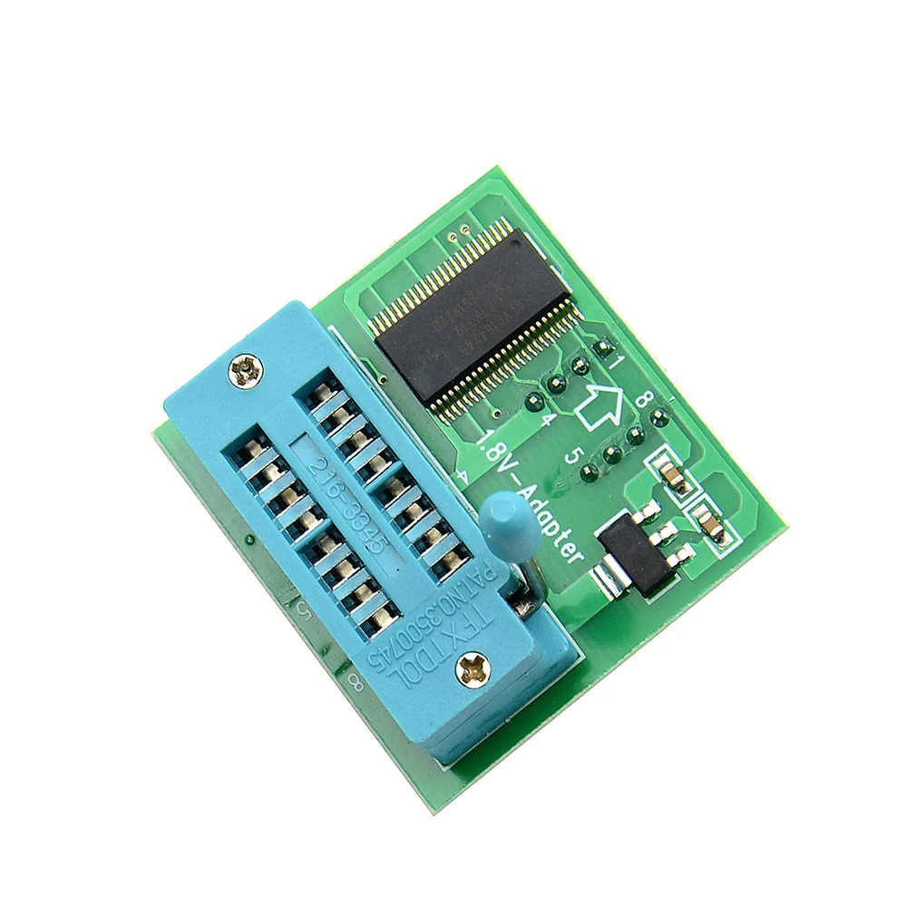 Hot Sale 1.8V adapter for motherboard 1.8V SPI Flash SOP8 DIP8 W25 MX25 use on programmers TL866CS TL866A EZP2019