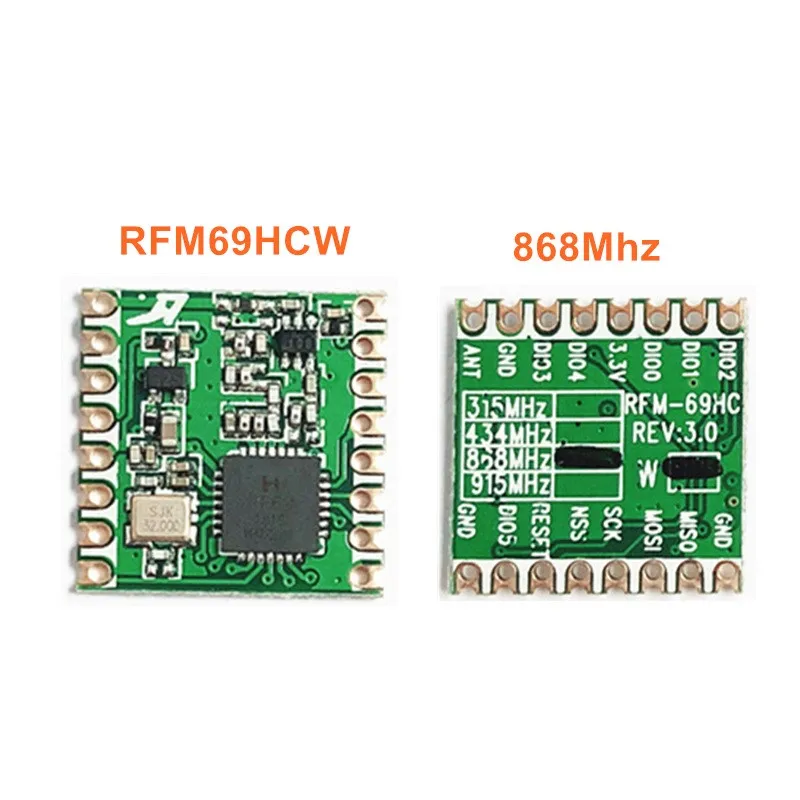 RFM69 RFM69HC RFM69HCW Programmable 433Mhz 868Mhz 915Mhz RF Transceiver Module HopeRF ORIGINAL replace RFM22B