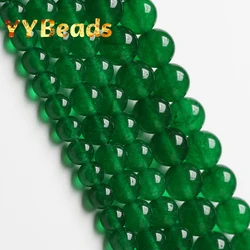 Natural Dark Green Chalcedony Jades Gem Stone Beads Loose Beads For Jewelry Making DIY Charms Bracelets 15