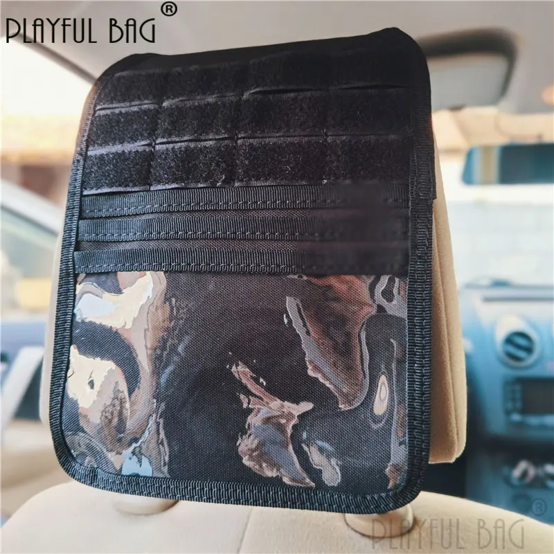 

PB Playful bag entertainment CS car headrest cover hanging bag storage Outdoor CS sundries sorting package equipment QC84S