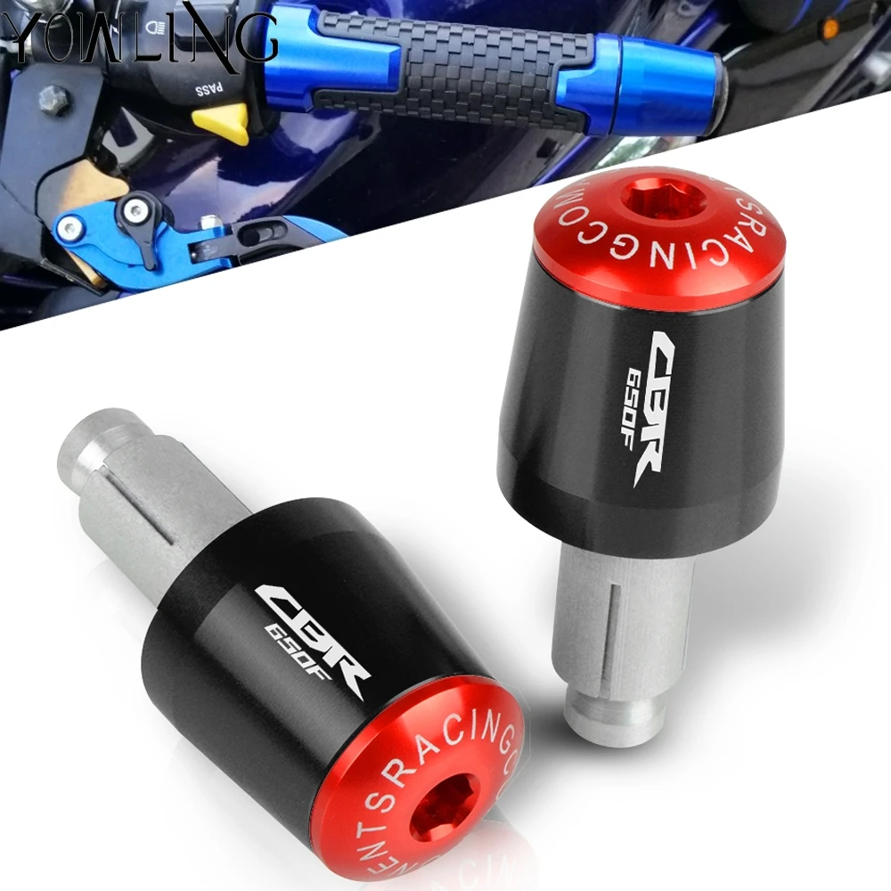 

Motorcycle grips Bar End Plugs FOR Honda CBR650F CB650F 2014 2015 2016 2017 2018 Accessories Handle Handlebar Plug End Cap grip