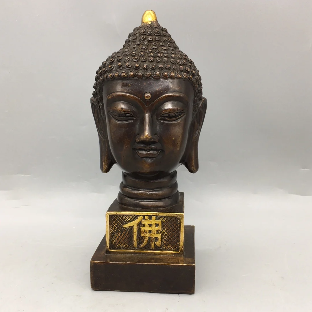 Ornaments Decoration Figurines Chinese Buddha Buddha Head Buddhism Bodhisattva Zen Zen Crafts Home Furnishing Buddha Statue Seal