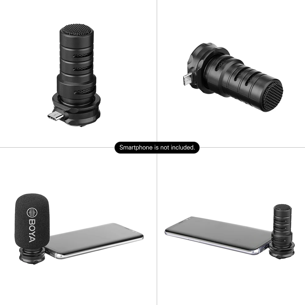 BOYA BY DM100 DM200 A7H الرقمية مكثف ميكروفون آيفون سامسونج نوع C أندرويد الهواتف باد آي بود 3.5 مللي متر