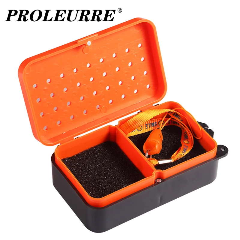 

1Pcs Multifunctional 2 Compartments Live Bait Box Red Worm Earthworm Lure Plastic Boxs Fly Bass Tilapia Carp Fishing Tackle