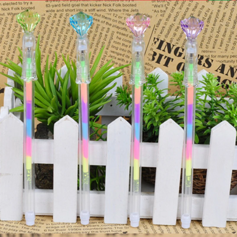 Гелевая ручка с алмазным рисунком, 6 цветов в 1, 2 шт.