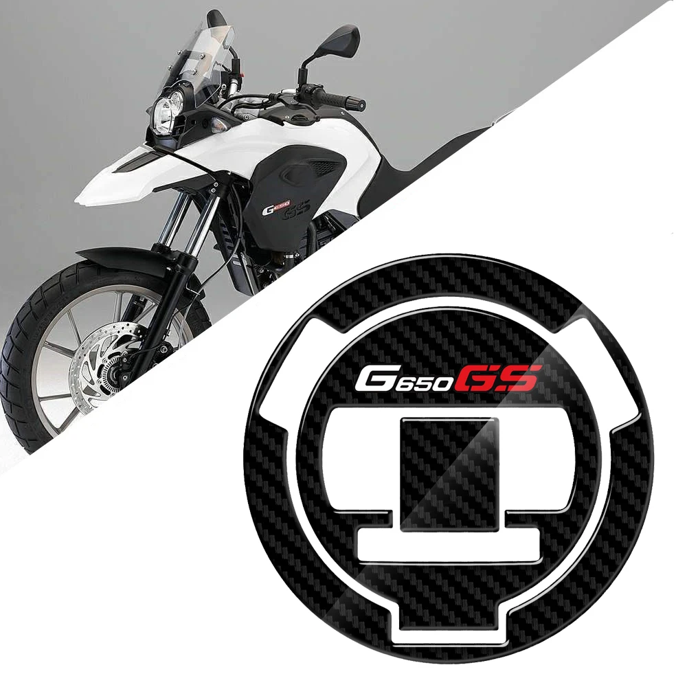 Suitable for BMW G650GS G650 GS Motorcycle 3D Carbon Fiber Appearance Fuel Tank Cap Protection Sticker