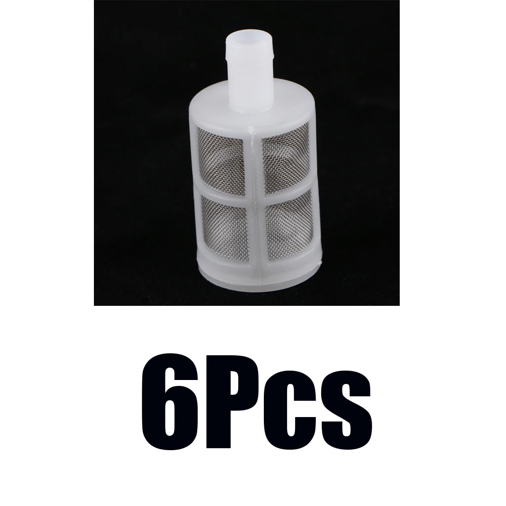 6 Pcs Water Pump Filter Sprayer Membrane Pump Filter Water Pump Strainer