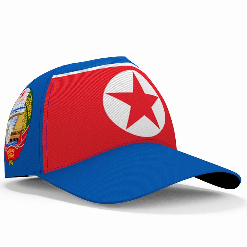 

North Korea Baseball Caps Free 3d Custom Made Name Number Team Logo Kp Hats Prk Country Travel Korean Nation Dprk Flags Headgear