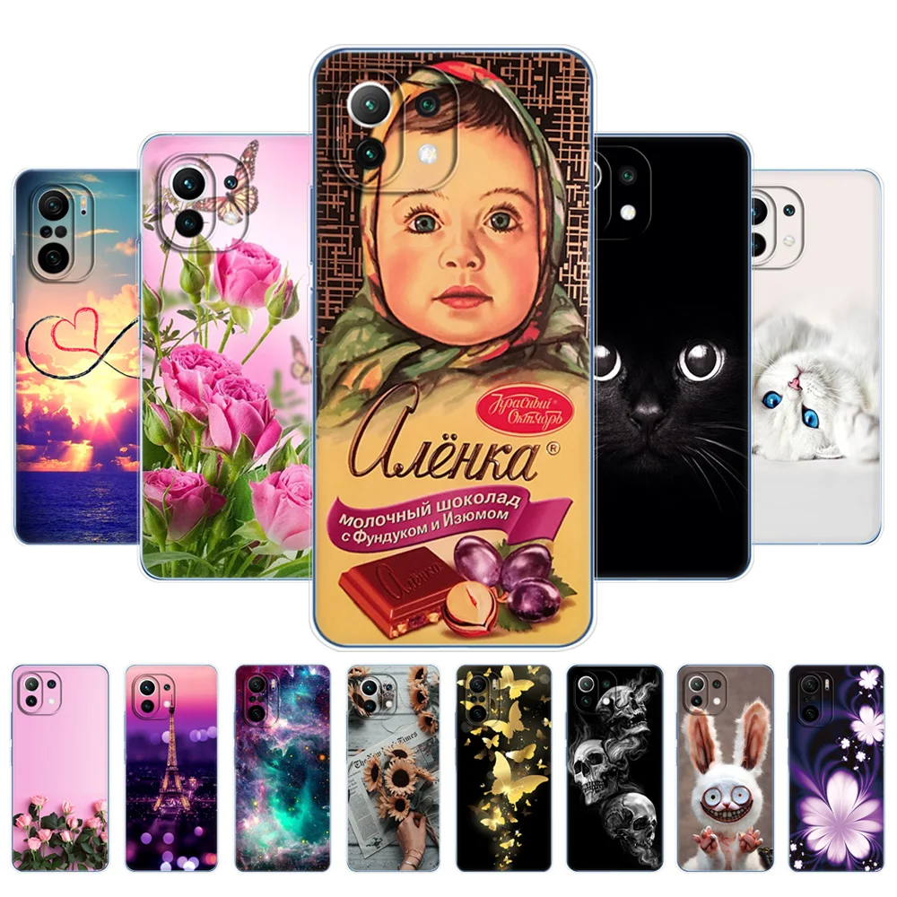 For xiaomi Mi 11 / Mi 11 Lite 5G NE 4G / Mi 11i / Mi 11 Ultra Case Back Phone Cover For xiaomi11 i Xiomi Mi11Lite Silicon Bumper