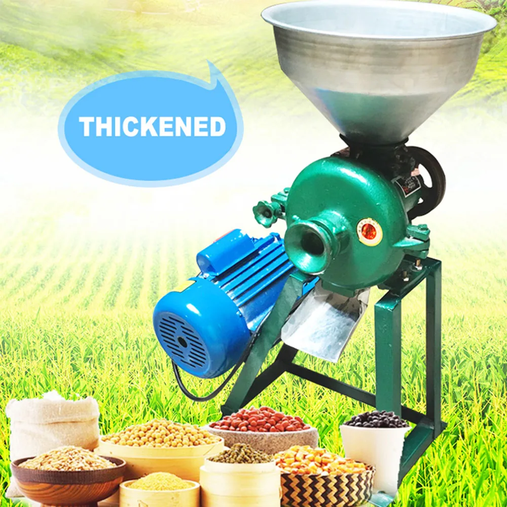 Grain Bean Grinder Machine Grains Pepper Wheat Corn Beans Flour Milling Machine Beans Crushing And Refining Machine