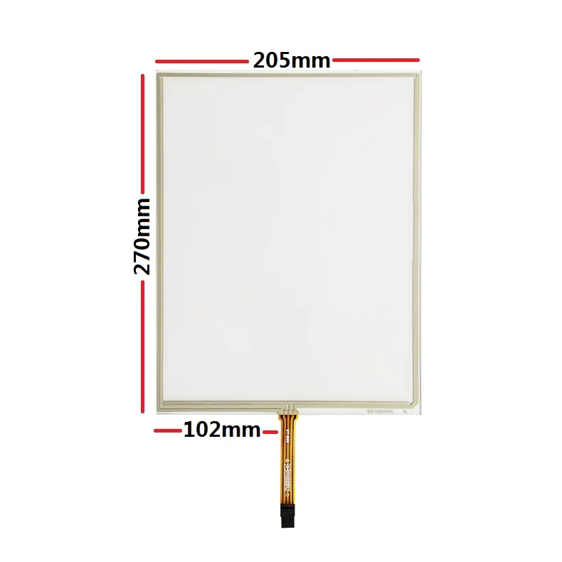 

New 12.1 inch 4:3 four-wire touch screen 270*205mm is suitable for ticket machine industrial computer medical equipment