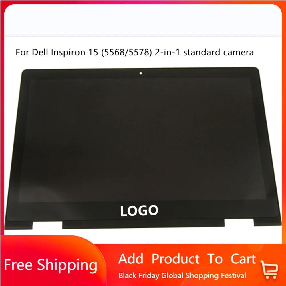 para Dell Inspiron 15 5568 5578 5579 2-em1 P58f Tela Sensível ao Toque Fhd Display Lcd Assembléia5389y 15.6