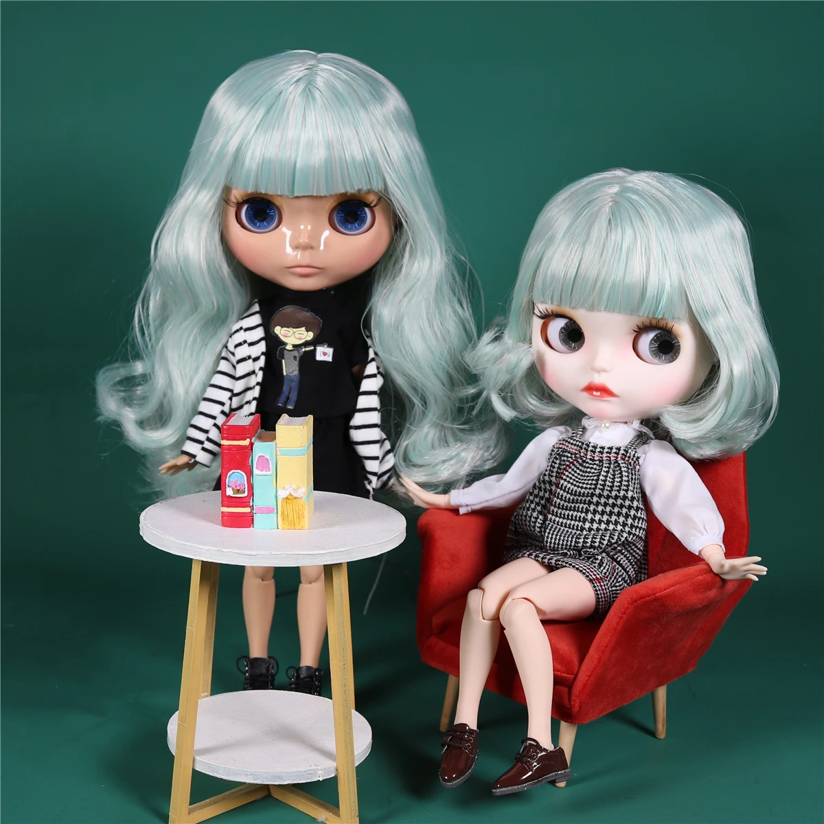 ICY DBS Blyth Doll 1/6 bjd white skin tan skin dark skin matte face shiny face including outfits shoes anime toy 30cm