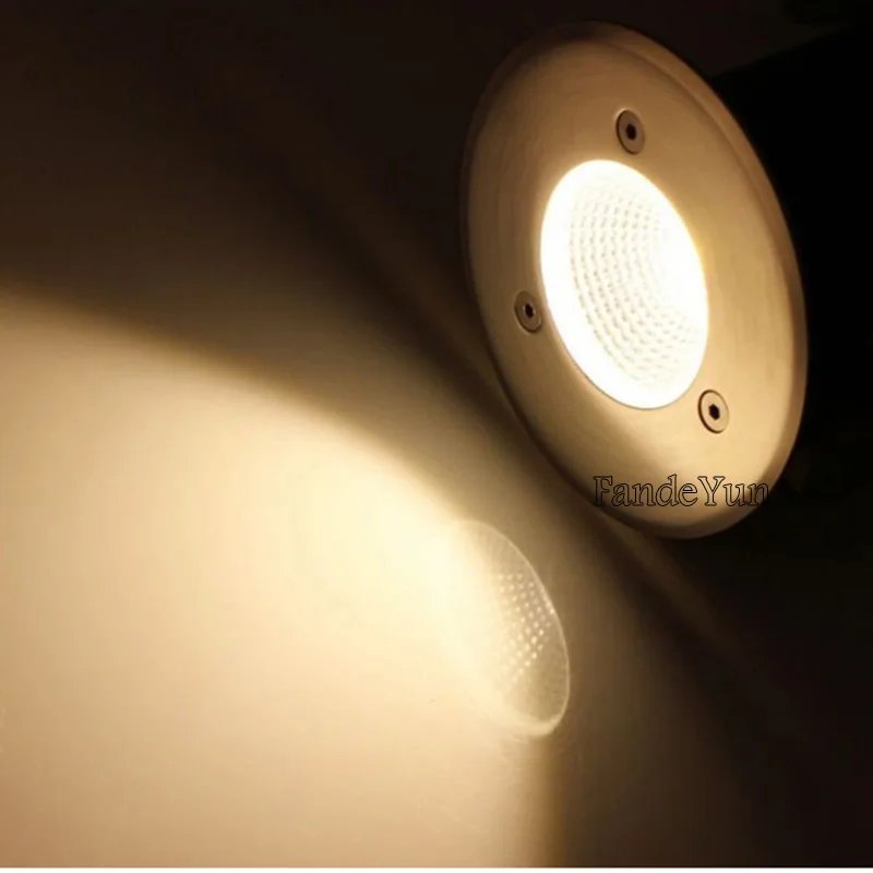 Imagem -05 - Cob Led ao ar Livre Recesso Luzes Spot Lâmpadas de Piso Subterrâneo Impermeável Luzes Embutidas Lâmpada de Chão no Chão 3w 5w 10w 12w 15w 18w