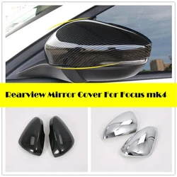 For Ford Focus MK4 ST Line Rearview Mirror Shell Cover Rear View Cap Exterior Decoration Accessories Part 2019 2020 2021