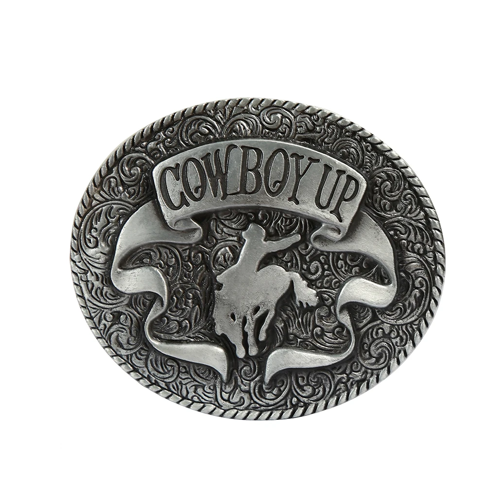 

Western Cowboy Zinc Alloy Belief Bull Four Buckles