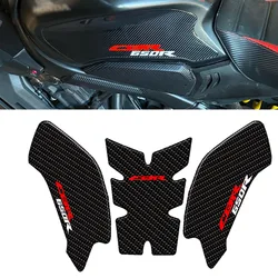 Motorcycle Anti-Scratch Fuel Tank Pad Protection Sticker Carbon Fiber Decals For HONDA CBR650R CBR 650R CB650R CB 650R 2019 2020