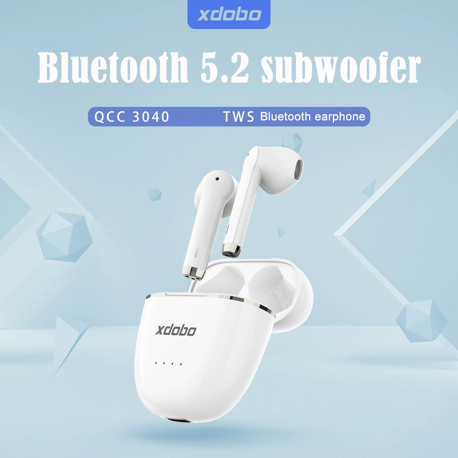XDOBO-auriculares inalámbricos Gem2005 TWS, cascos con Bluetooth 5,2, Qualcomm 3040, aptX, cancelación de ruido, 40H de tiempo de reproducción, VS TWS200, Onyx Ace