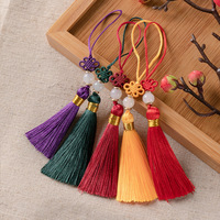 10Pcs/Lot Chinese Knot Tassel Suizi Small Retro Elegant Phone Case Hanging Ear Ornaments U Disk Pendant Clothing Bag Accessories