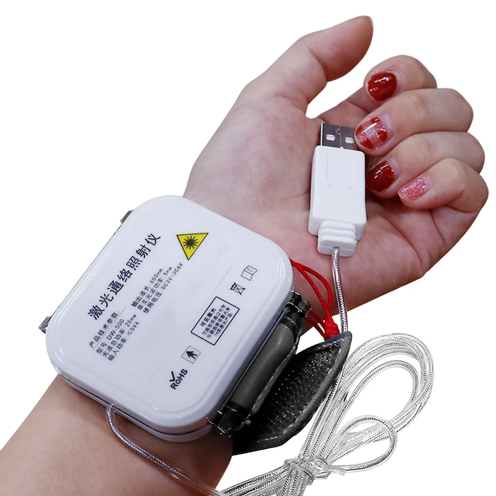 650nm Laser Therapy LLLT Laser Low Frequency Wrist Watch Diabete Hypertension Cholesterol Treatment Diode Watch Laser Irradiator